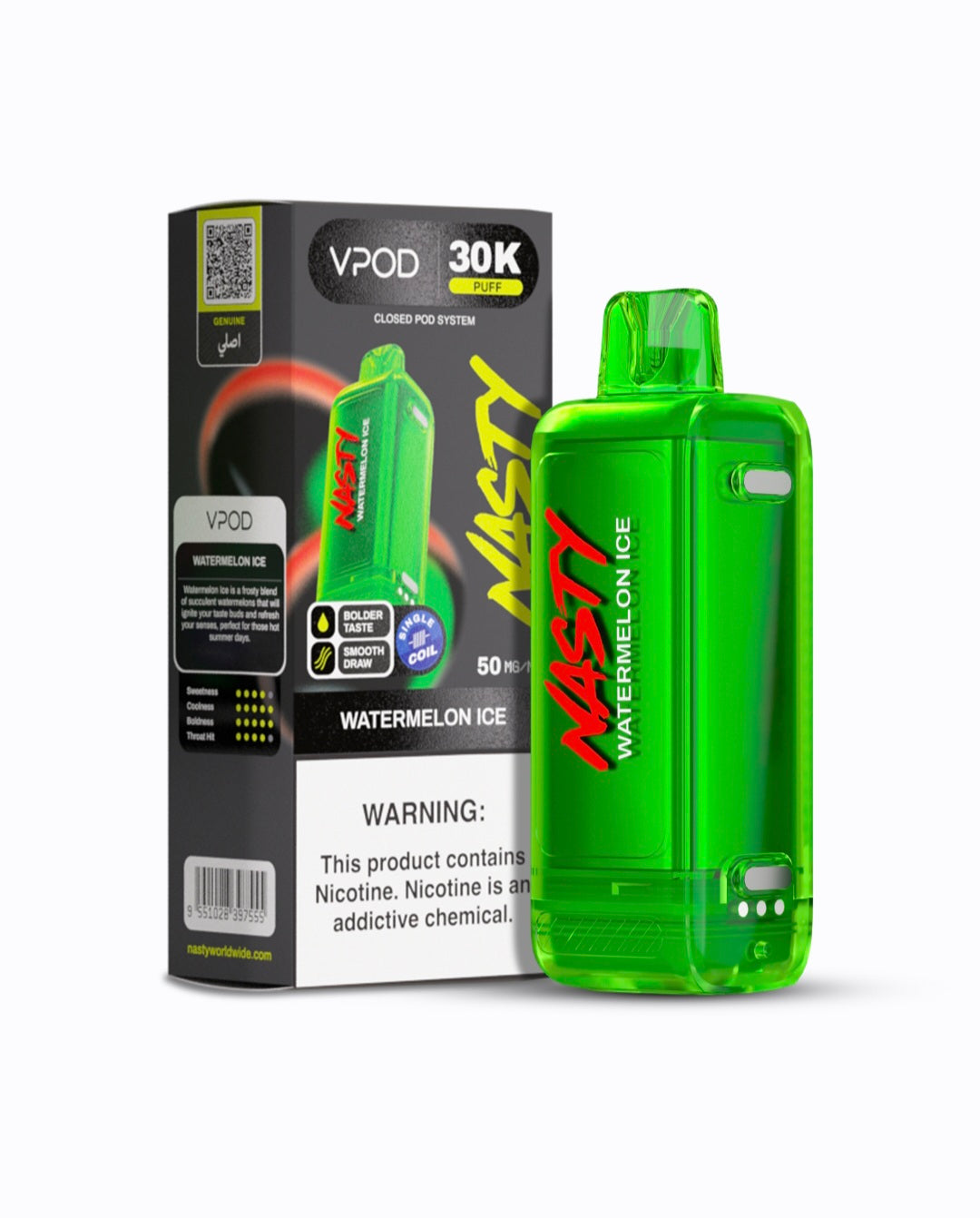 Nasty Versa 30k Pod - Watermelon Ice 5%