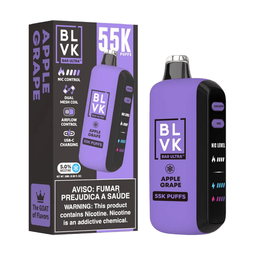 BLVK 55K - Apple Grape 5% - Flavour World SA
