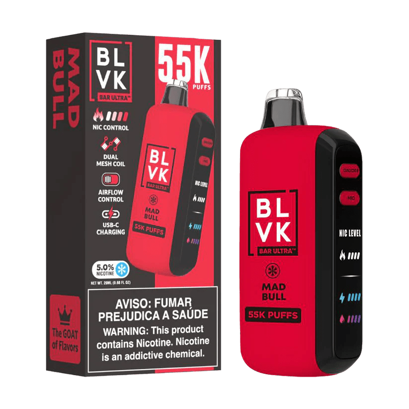BLVK 55K - Mad Bull 5% - Flavour World SA