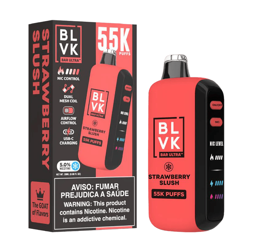 BLVK 55K Strawberry Slush Vape 5% - Flavour World SA