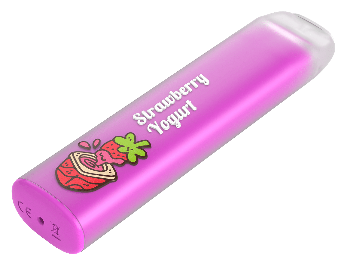 BRKFST VAPES - Strawberry Yogurt 2% (1k Puffs) - Flavour World SA (PTY) LTD