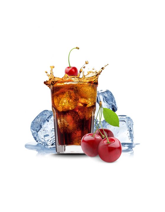 CAP Cherry Cola V2 RF flavor concentrate by Capella Flavour Concentrates, featuring a bottle of cherry cola flavoring.