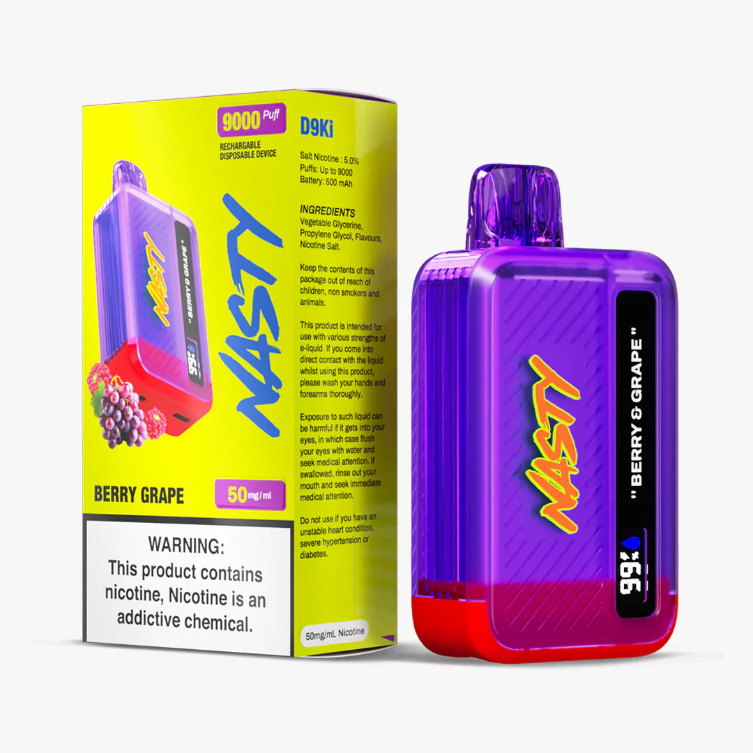 Nasty 9000 puff - Berry Grape 5%