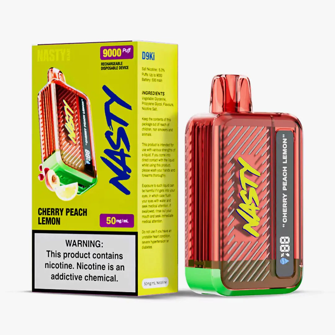 Nasty 9000 puff - Cherry Peach Lemonade 5%