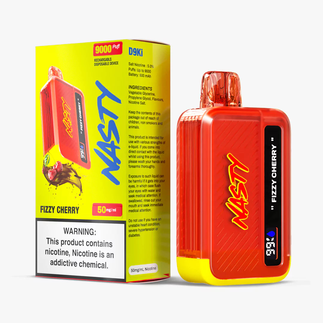 Nasty 9000 puff - Fizzy Cherry 5%