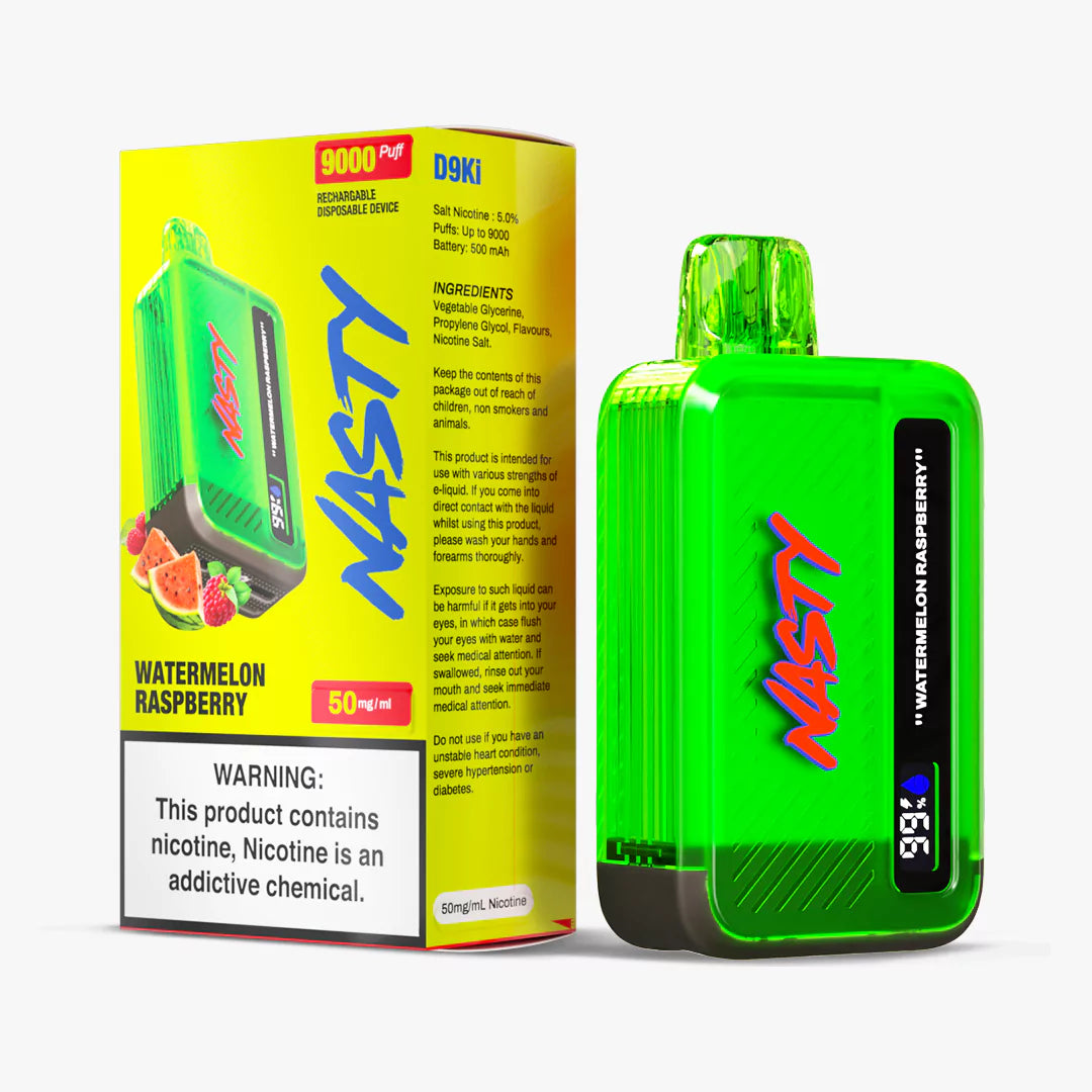 Nasty 9000 puff - Watermelon Raspberry 5%