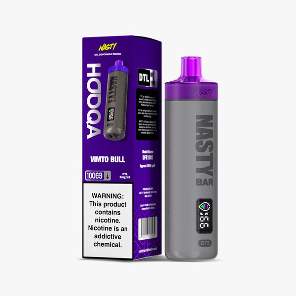 Nasty Hooqa DTL 10000 3mg - Vimto Bull