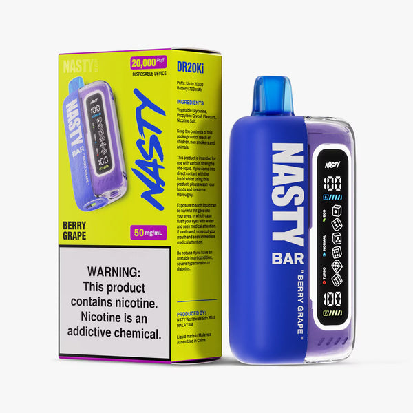 Nasty Bar 20000 puff - Berry Grape