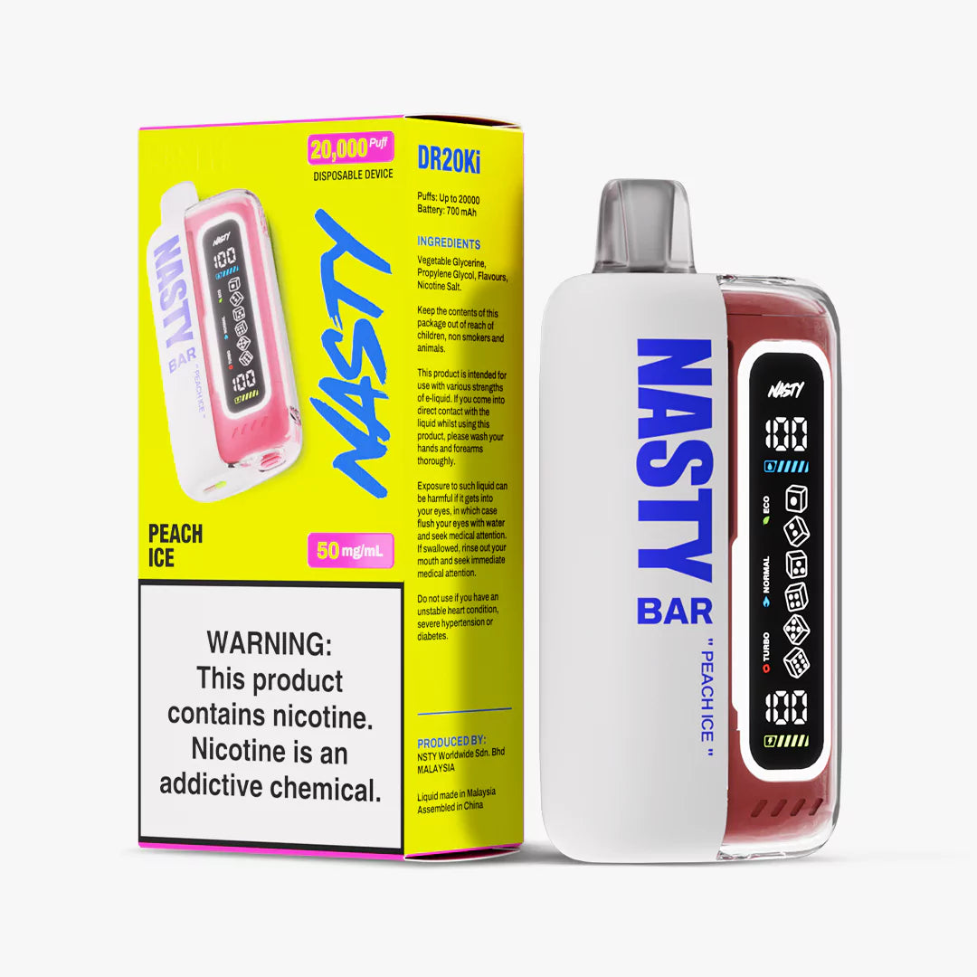 Nasty Bar 20000 puff - Peach Ice