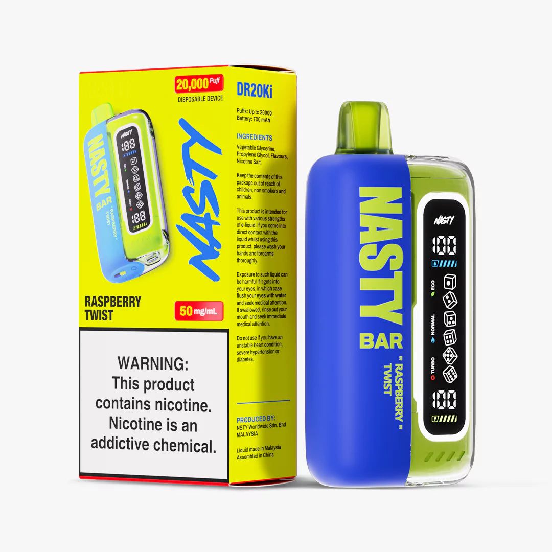 Nasty Bar 20000 puff - Raspberry Twist 5%
