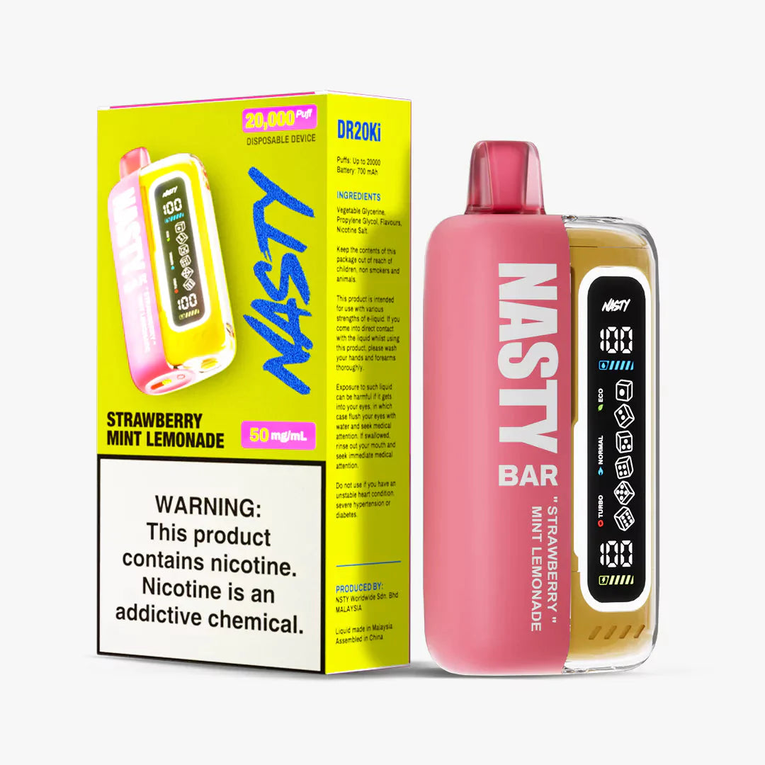 Nasty Bar 20000 puff - Strawberry Mint Lemonade 5%