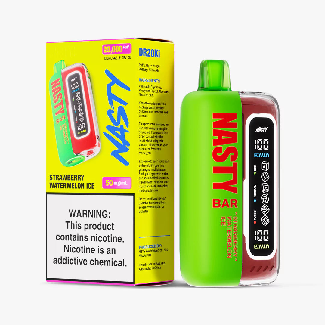 Nasty Bar 20000 puff - Strawberry Watermelon ice 5%