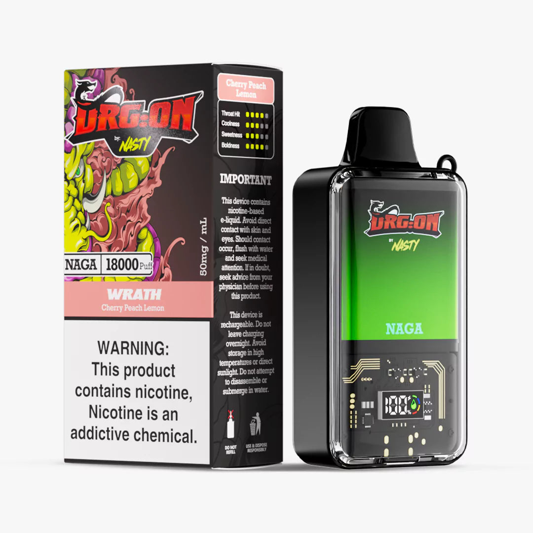 Nasty Dragon 18000 puff - Cherry Peach Lemon 5%