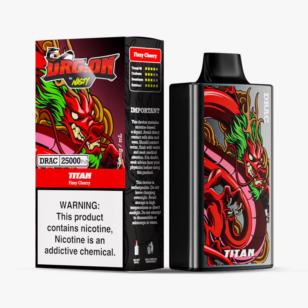Nasty DRG:ON 25K - Fizzy Cherry 5%