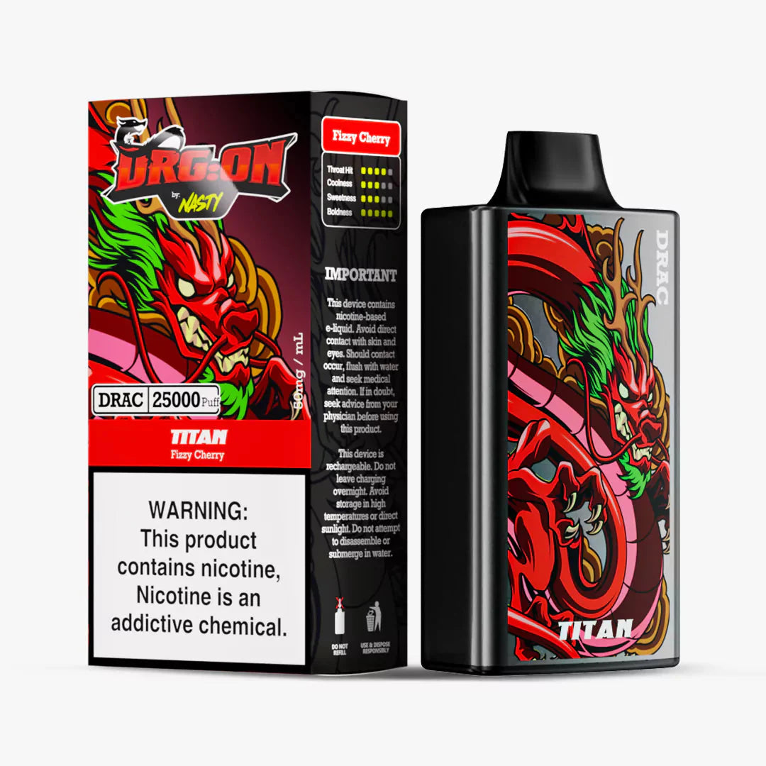 Nasty DRG:ON 25K - Titan Fizzy Cherry 5%