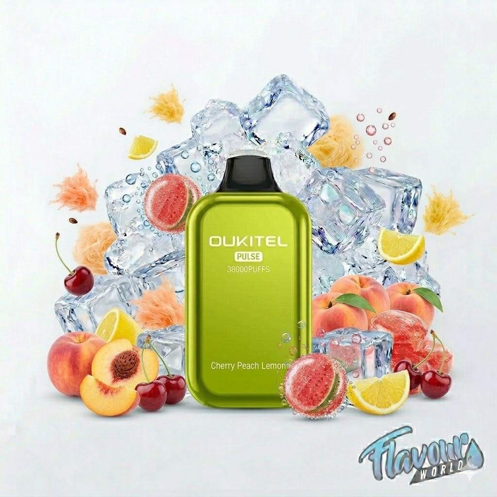 Oukitel Pulse 38K Puff 5% – Cherry Peach Lemon