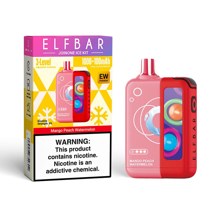 Elf Bar EW 16000 Premium Mango Peach Watermelon kit - 5% - Flavour World SA
