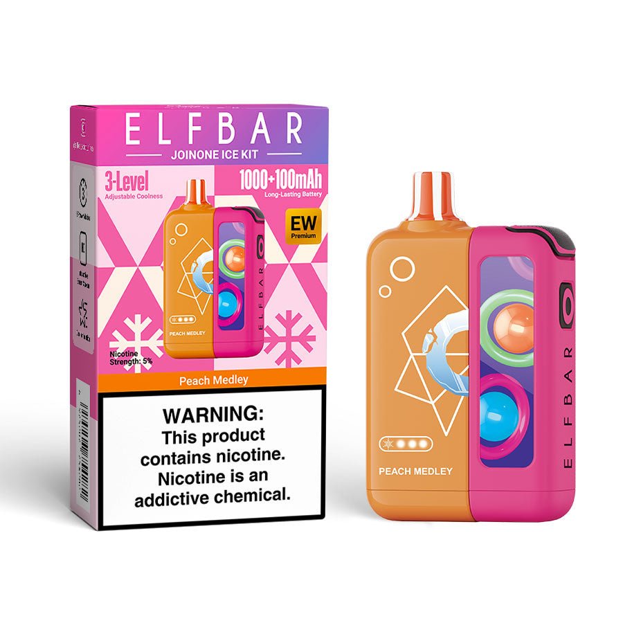 Elf Bar EW 16000 Premium Peach Medley kit - 5% - Flavour World SA