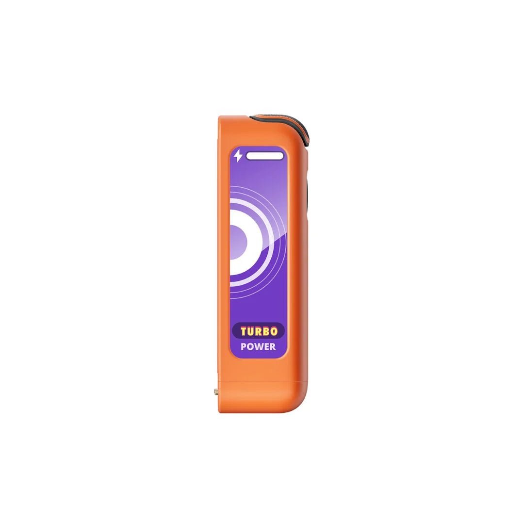 Orange Elfbar Ew Premium charging device with compact design and USB port for vape device charging.