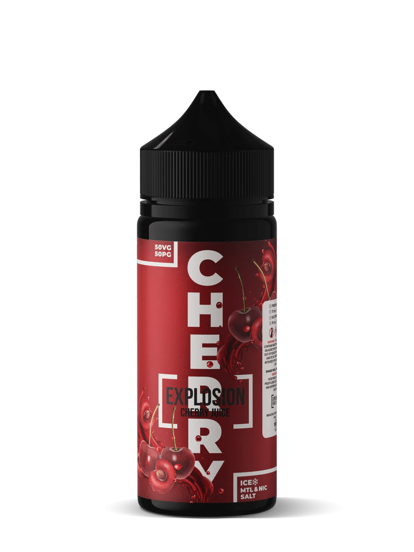Explosion Longfill 120ML 3MG - Cherry incl VG & Nic shot - Flavour World SA