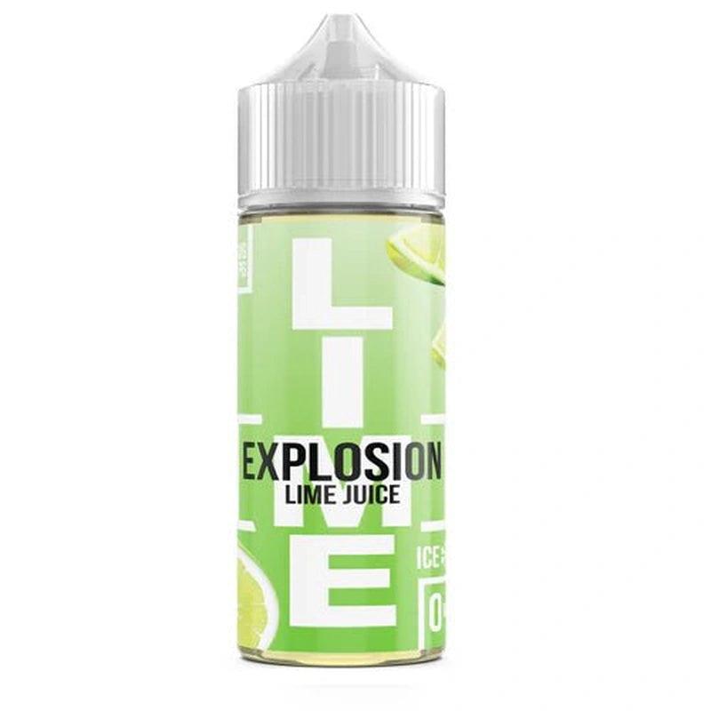 Explosion Longfill 120ML 3MG - Lime incl VG & Nic shot - Flavour World SA
