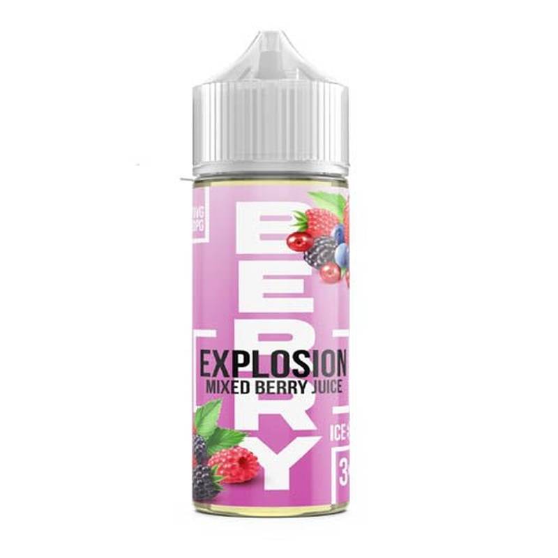 Explosion Longfill 120ML 3MG - Mixed Berry incl VG & Nic shot - Flavour World SA