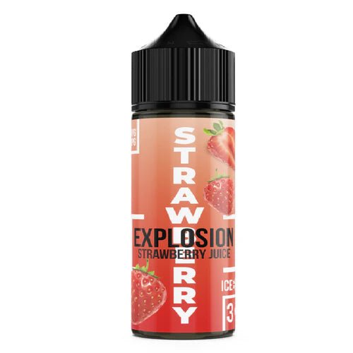 Explosion Longfill 120ML 3MG - Strawberry Juice incl VG & Nic shot - Flavour World SA (PTY) LTD
