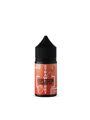Explosion Nic Salt Eliquid - Strawberry Juice - Flavour World SA
