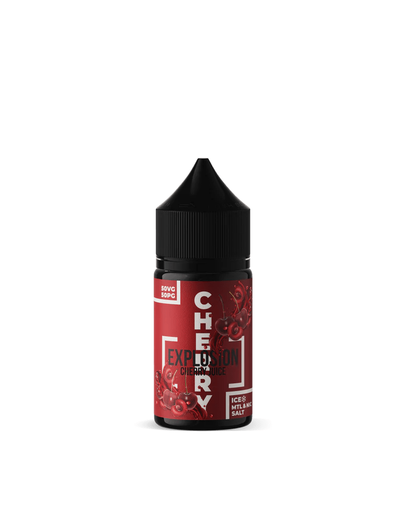 Explosion Nic Salt longfill combo - Cherry 30ml - Flavour World SA