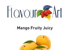 Flavor Art FA Mango Fruity Juicy e-liquid flavor in a bottle, showcasing vibrant mango flavor for vaping or flavor mixing.