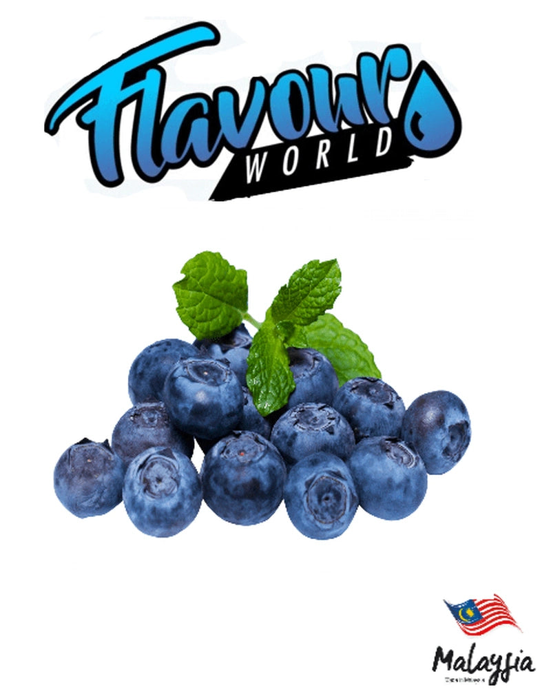 Fresh Malaysian Blueberries from FSA by Flavour World SA, showcasing plump, ripe berries in natural lighting.