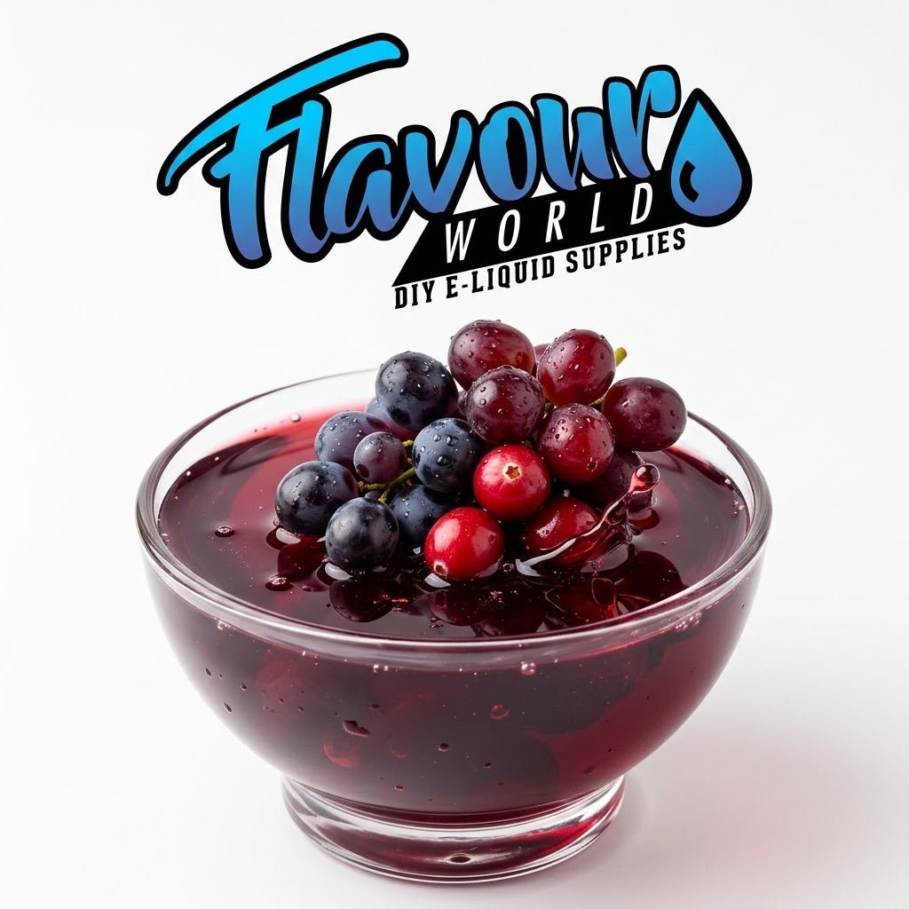FSA Malaysian Cranberry Grape drink from the 2026 Collection by Flavour World SA, featuring a vibrant beverage with cranberry and grape flavors.
