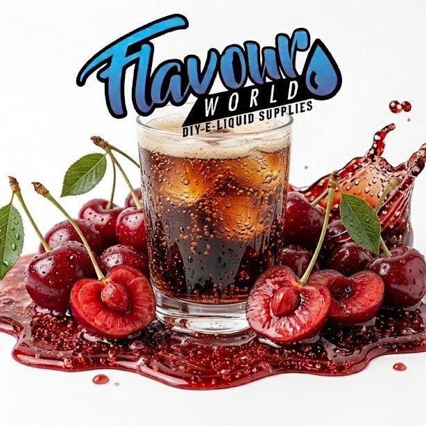 FSA Malaysian Fizzy Cherry flavor from the 2026 Collection by Flavour World SA, showing a vibrant cherry-flavored beverage bottle.