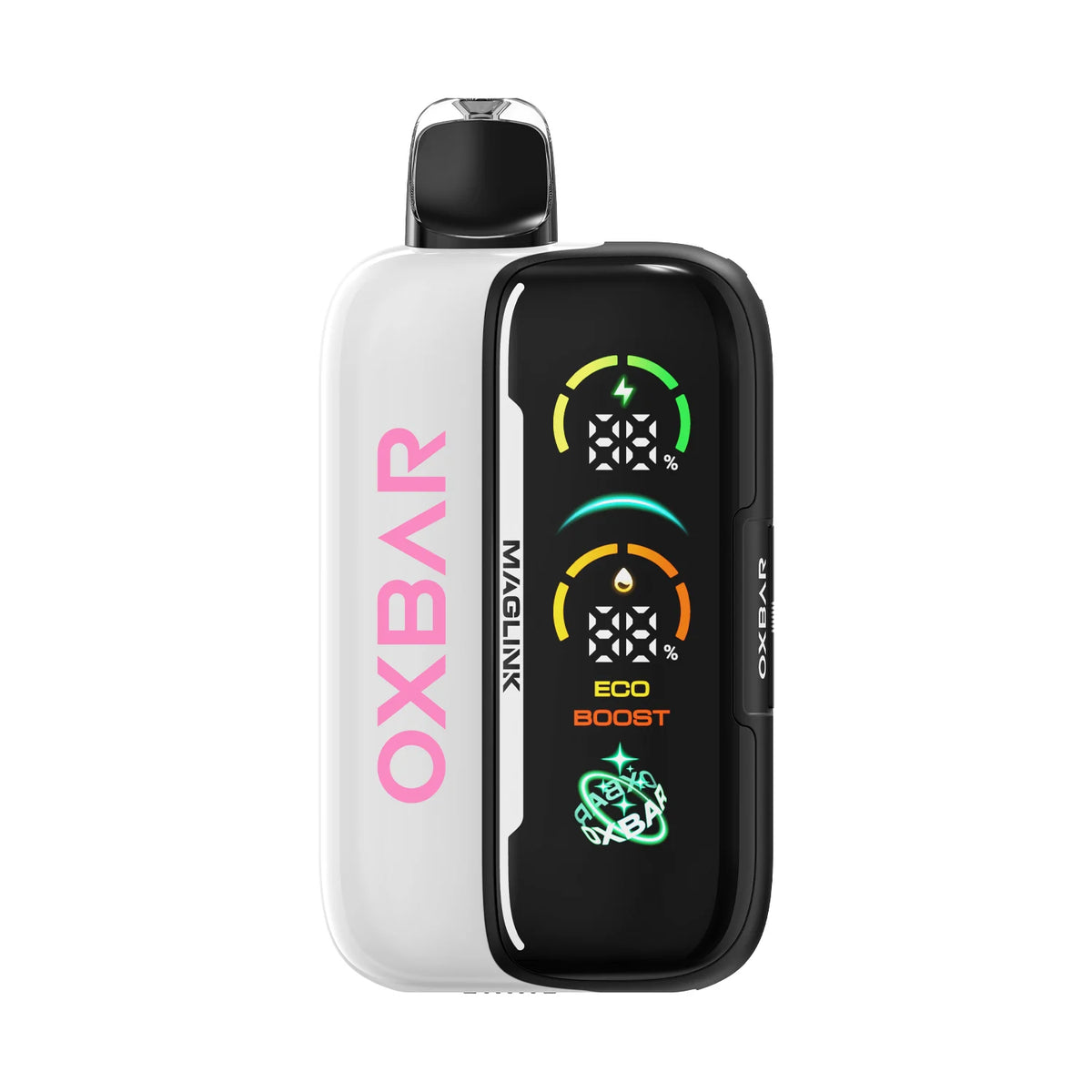 Oxbar Maglink 50K Snowy Candy Chew white gummy 50mg vape kit with up to 50,000 puffs