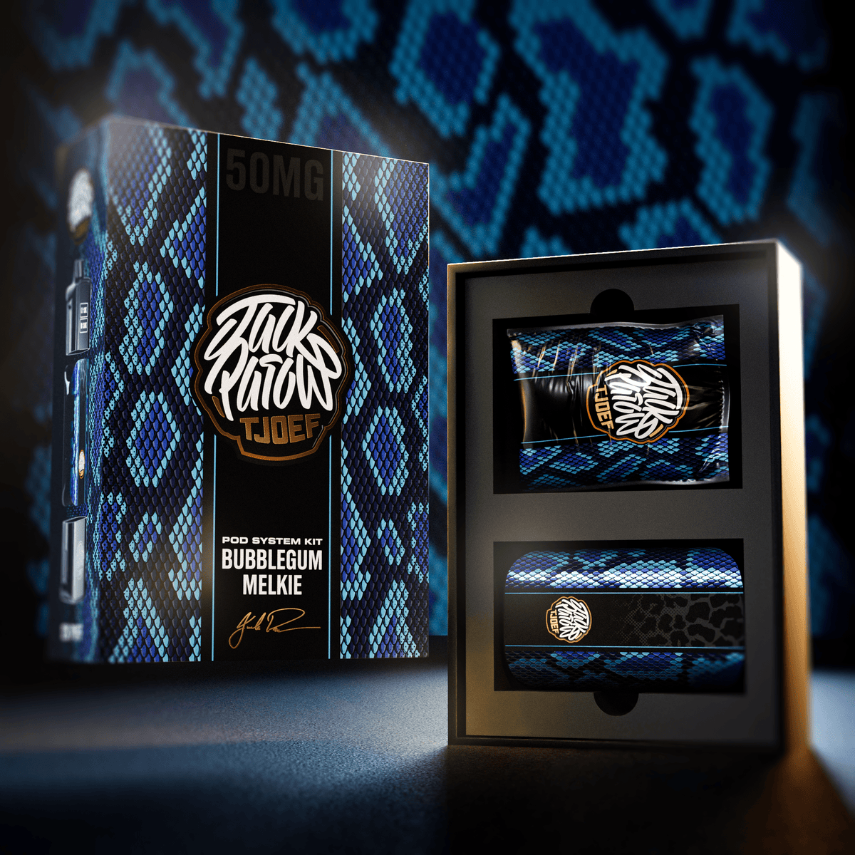 Jack Parow Tjoef 12k Kit – Bubblegum Melkie 12000 Puff - Flavour World SA