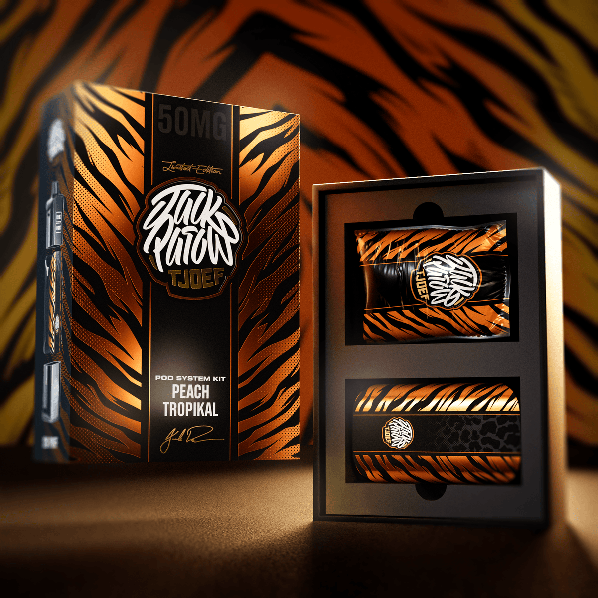 Jack Parow Tjoef 12k Kit – Limited Edition Peach - Flavour World SA