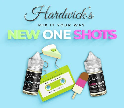 Mr Hardwicks Hard Shot Lime Pie flavor vape liquid bottle from Flavour World SA, with vibrant packaging and lime imagery.