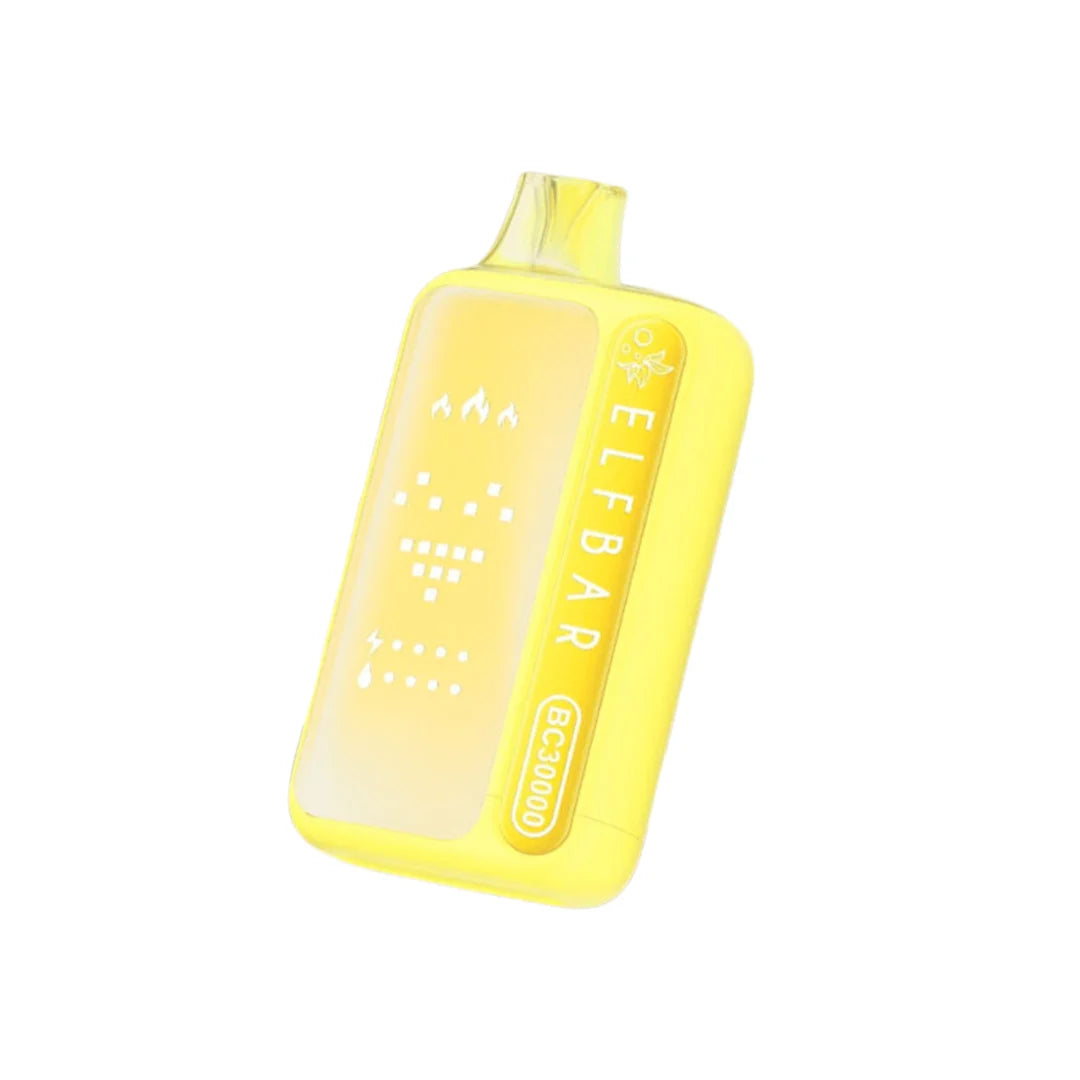 Elf Bar BC30000 Pear Soda 5% vape device with colorful packaging and sleek design for flavored nicotine vaping.