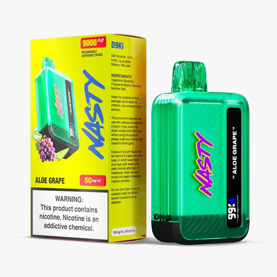 Nasty 9000 puff - Aloe Grape 5% - Flavour World SA