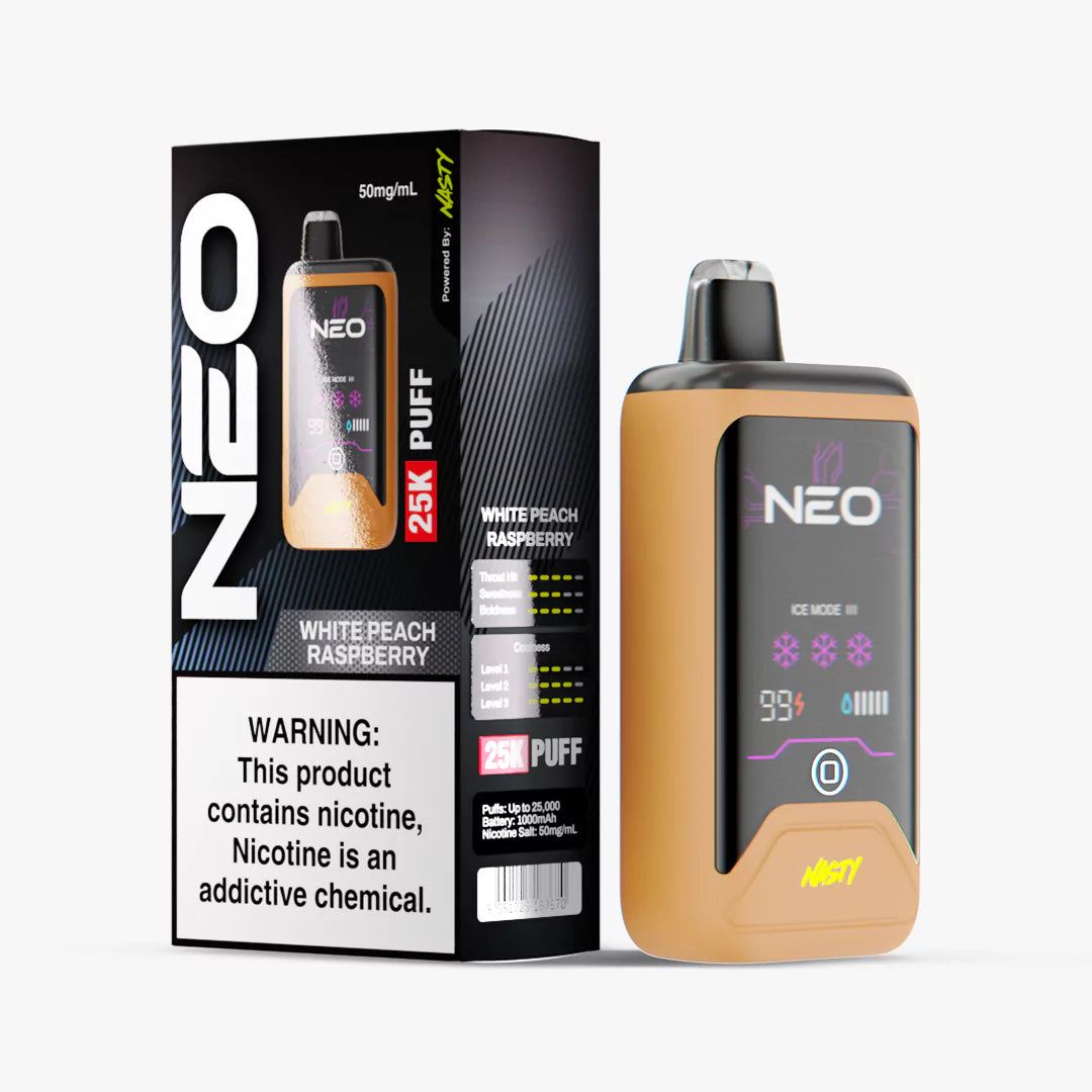 Nasty Neo 25k puff - White Peach Raspberry 5%