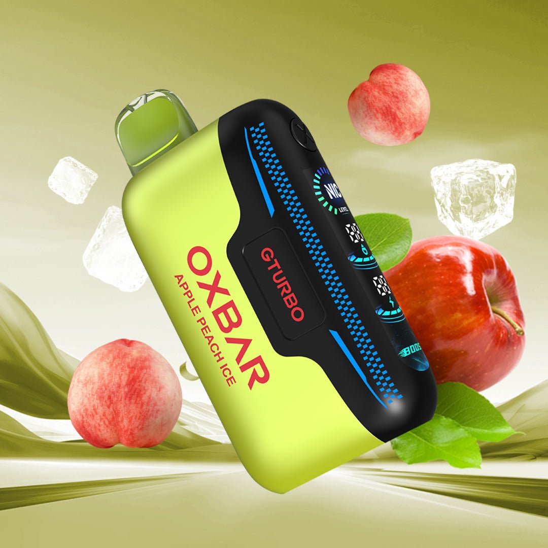 Oxbar Gturbo 36K 5% Apple Peach Ice (Nicotine Adjustable) - Flavour World SA (PTY) LTDOxbar