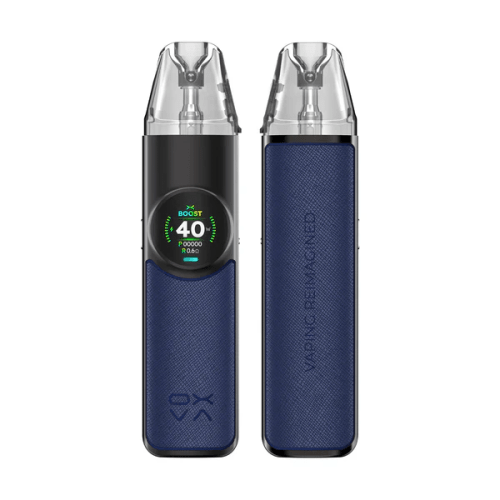 OXVA Nexlim Kit featuring a sleek vape device with a removable pod system and adjustable airflow for smooth vaping.
