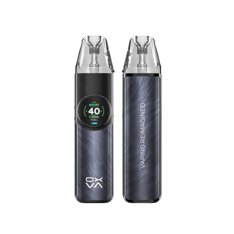 OXVA Nexlim Kit featuring sleek design, refillable pod system, and compact vaporizer for easy vaping experiences.