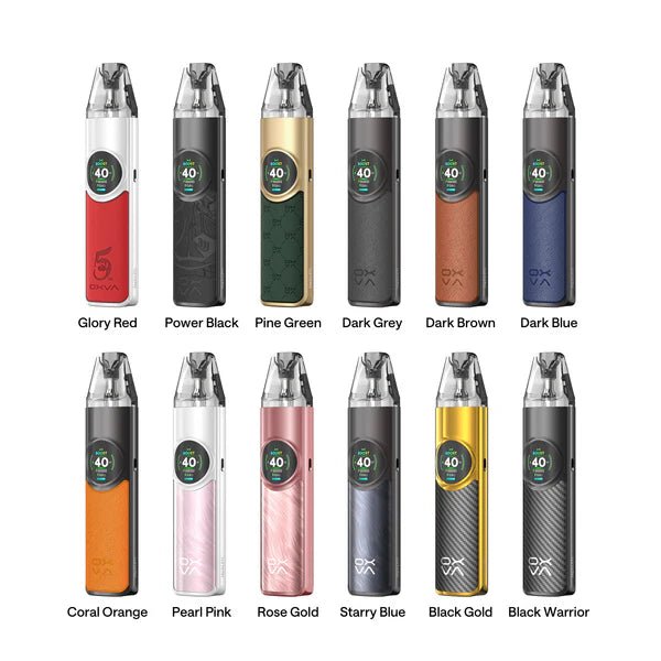 OXVA Nexlim Kit with sleek pod device, replaceable coils, and charging port, designed for smooth vaping experience.