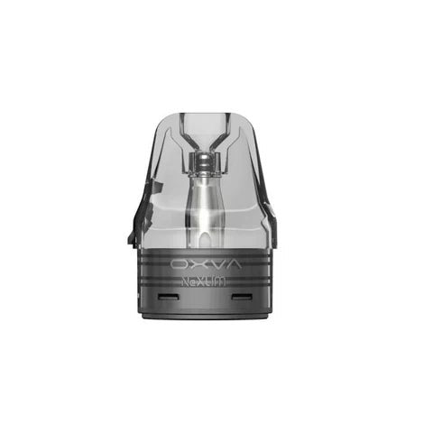 OXVA Nexlim replacement pods, 4ml capacity, compatible with OXVA Devices and Coils, shown with transparent design and filling port