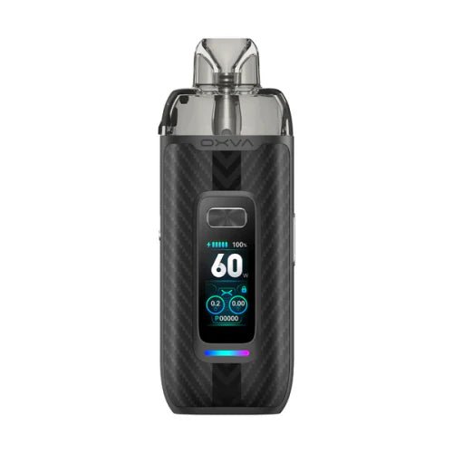 OXVA Vprime DTL/MTL Pod Kit with sleek design, removable pod, and adjustable airflow for versatile vaping experiences.
