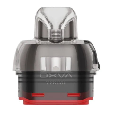 OXVA VPrime replacement pod for vaping device, featuring a sleek design and visible e-liquid window.