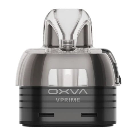 OXVA VPrime replacement pod for vape device, showing the sleek pod with mouthpiece and filling port.
