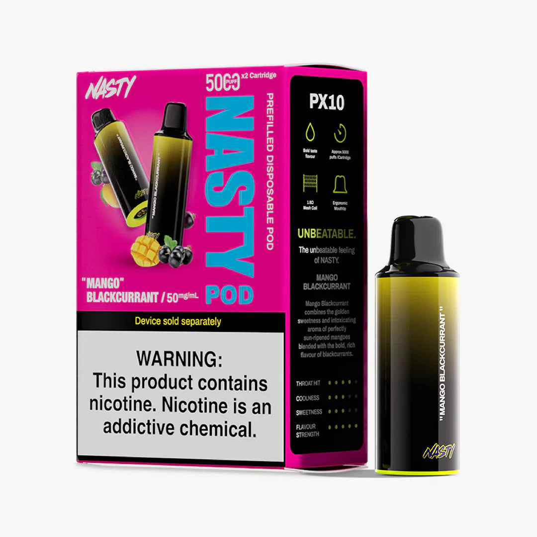 Nasty PX10 Pod - Mango Blackcurrant 5%