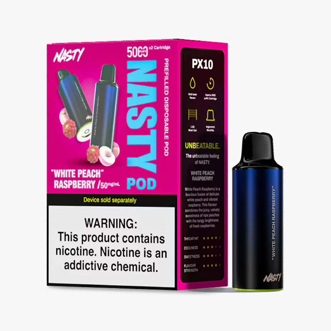 Nasty PX10 Pod - White Peach Raspberry